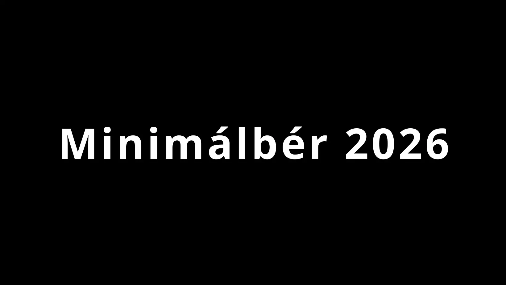 Minimálbér 2026