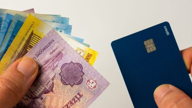 bankkártya készpénz