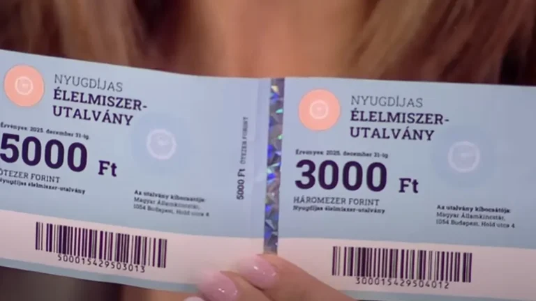 nyugdíjas élelmiszer utalványok